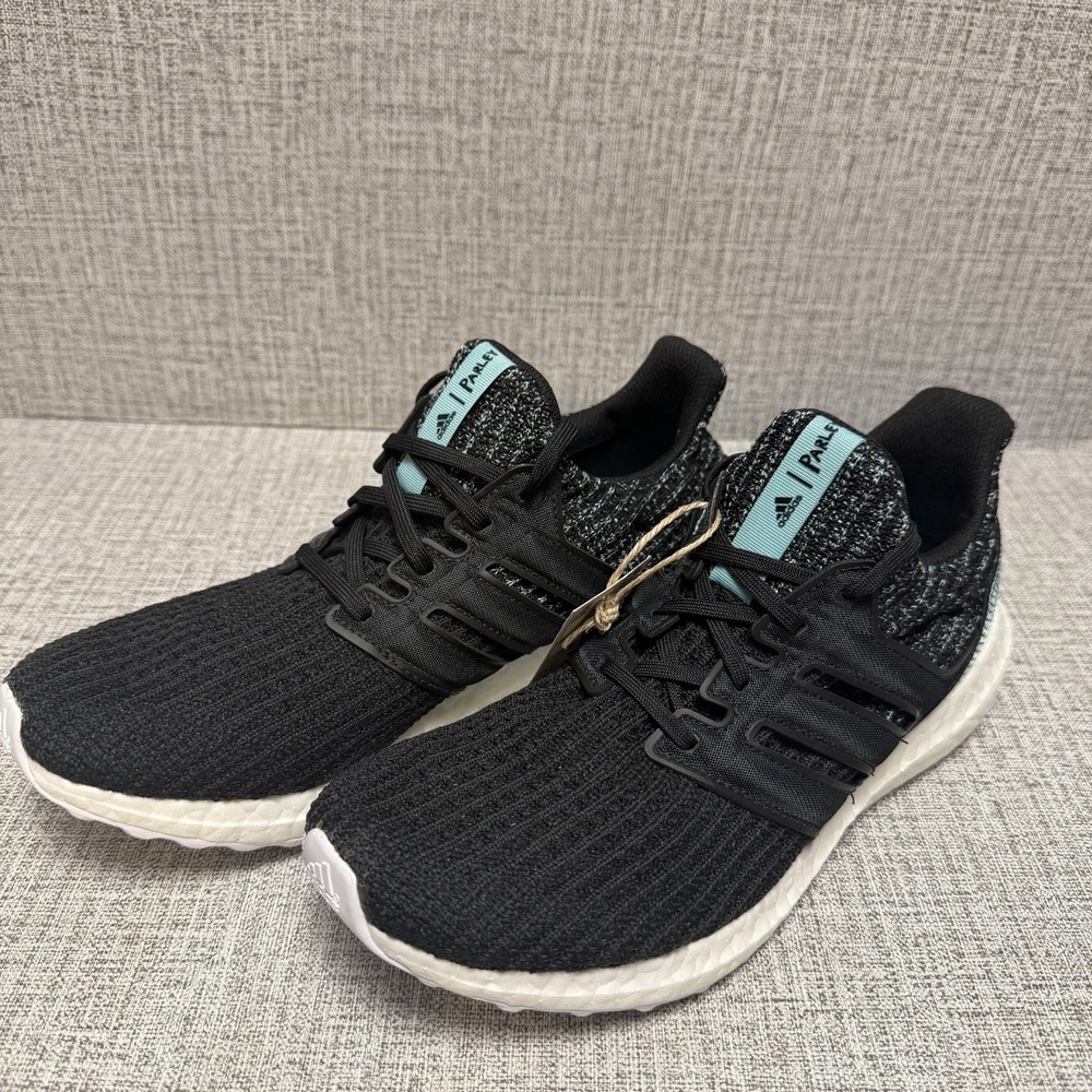 Adidas Ultraboost Parley Shoes Mens Size 7 Black Blue Running (F36190) Sneakers